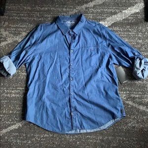 Calvin Klein Jeans Blue Casual Button Down